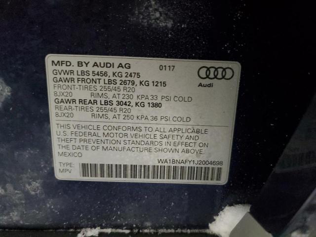 Photo 12 VIN: WA1BNAFY1J2004698 - AUDI Q5 