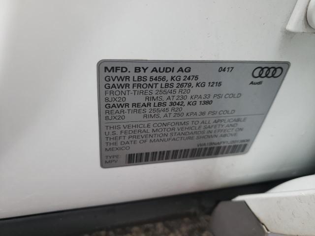 Photo 9 VIN: WA1BNAFY1J2013806 - AUDI Q5 