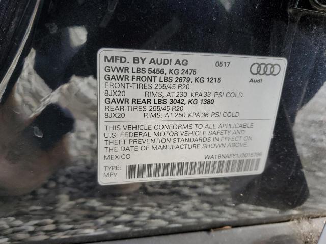 Photo 13 VIN: WA1BNAFY1J2015796 - AUDI Q5 PREMIUM 