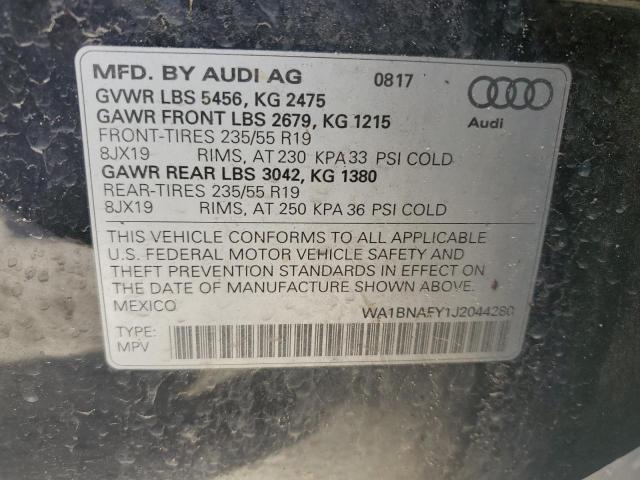 Photo 11 VIN: WA1BNAFY1J2044280 - AUDI Q5 