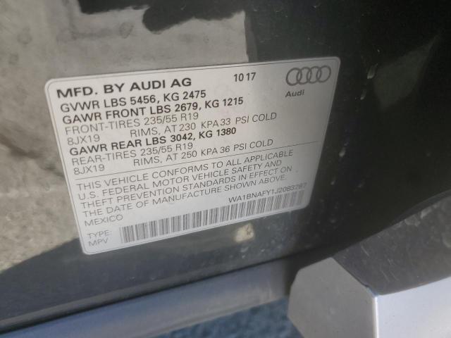 Photo 12 VIN: WA1BNAFY1J2083287 - AUDI Q5 PREMIUM 