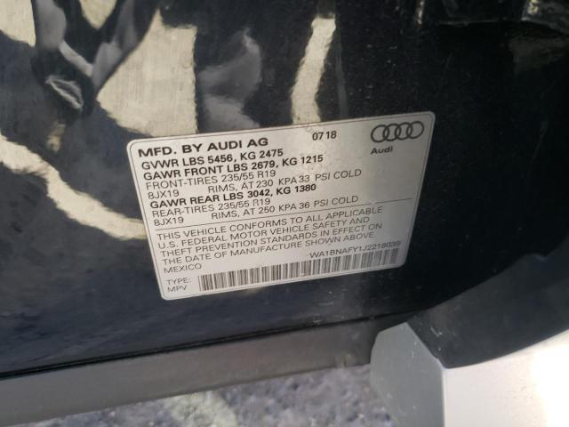 Photo 9 VIN: WA1BNAFY1J2218039 - AUDI Q5 PREMIUM 