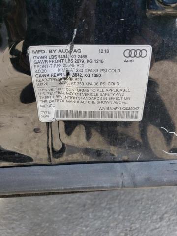 Photo 12 VIN: WA1BNAFY1K2039047 - AUDI Q5 PREMIUM 