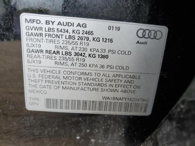 Photo 12 VIN: WA1BNAFY1K2047942 - AUDI Q5 PREMIUM 