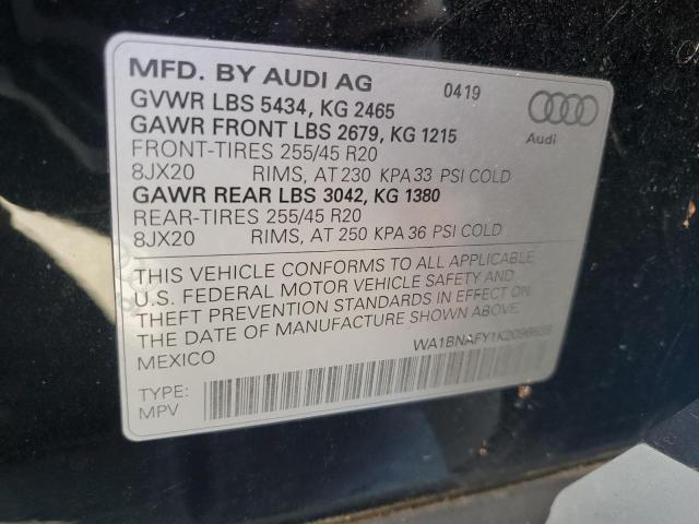 Photo 12 VIN: WA1BNAFY1K2096638 - AUDI Q5 PREMIUM 