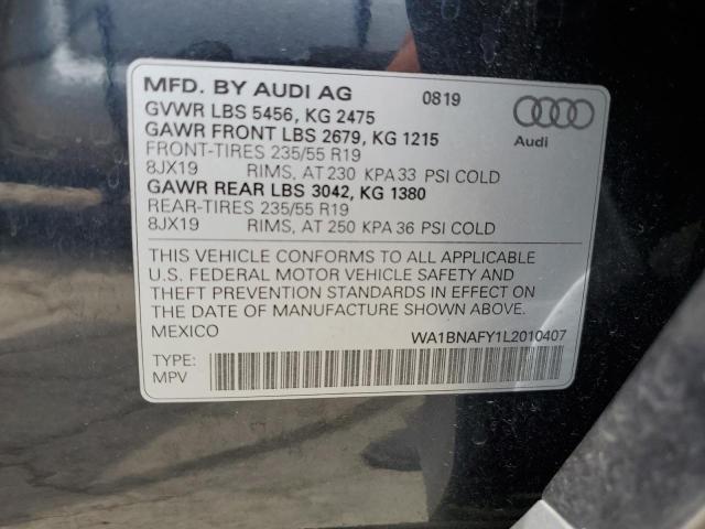 Photo 13 VIN: WA1BNAFY1L2010407 - AUDI Q5 PREMIUM 