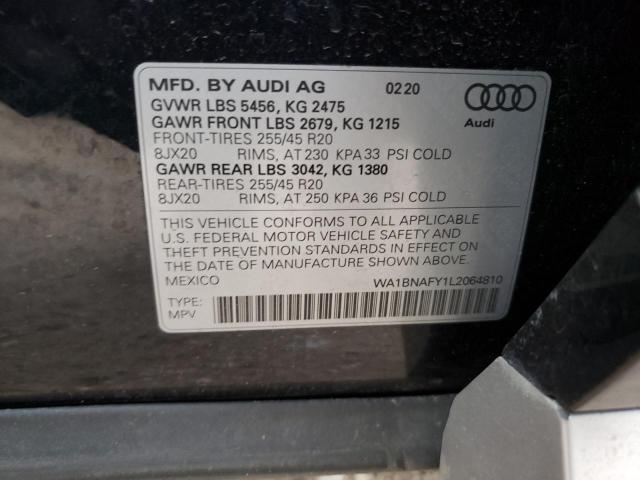 Photo 12 VIN: WA1BNAFY1L2064810 - AUDI Q5 PREMIUM 