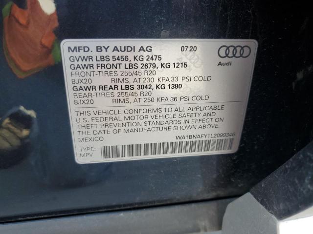 Photo 12 VIN: WA1BNAFY1L2099346 - AUDI Q5 