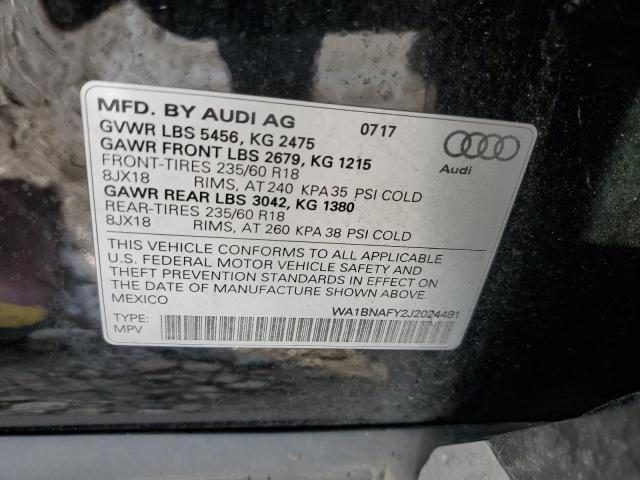 Photo 12 VIN: WA1BNAFY2J2024491 - AUDI Q5 