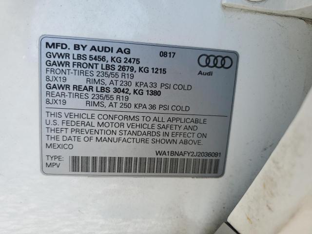 Photo 12 VIN: WA1BNAFY2J2036091 - AUDI Q5 