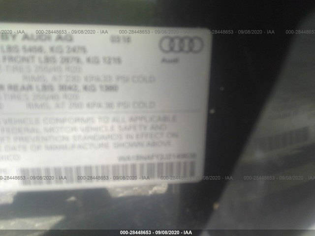 Photo 8 VIN: WA1BNAFY2J2149538 - AUDI Q5 