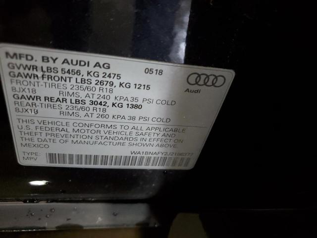 Photo 13 VIN: WA1BNAFY2J2186377 - AUDI Q5 