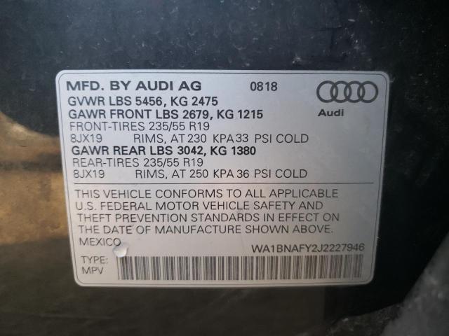 Photo 12 VIN: WA1BNAFY2J2227946 - AUDI Q5 