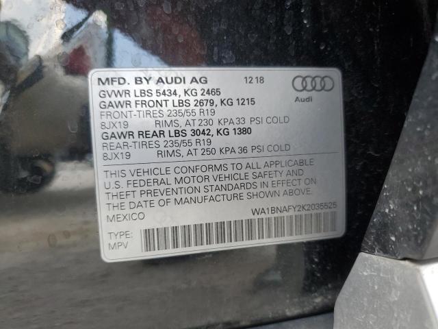 Photo 12 VIN: WA1BNAFY2K2035525 - AUDI Q5 PREMIUM 