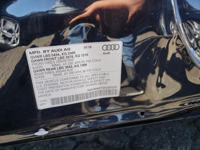 Photo 9 VIN: WA1BNAFY2K2053202 - AUDI Q5 PREMIUM 