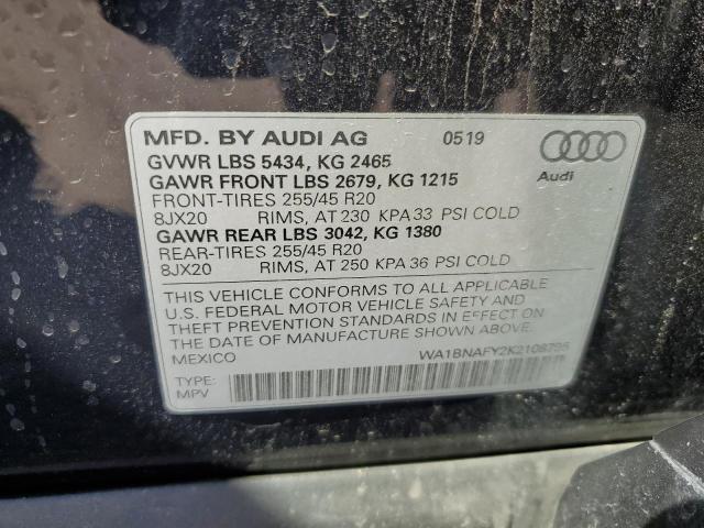 Photo 12 VIN: WA1BNAFY2K2108795 - AUDI Q5 PREMIUM 