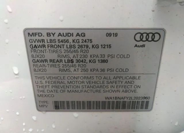 Photo 8 VIN: WA1BNAFY2L2023960 - AUDI Q5 