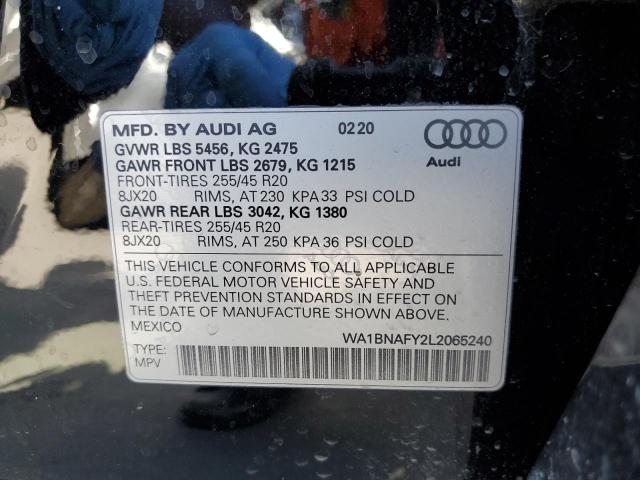 Photo 9 VIN: WA1BNAFY2L2065240 - AUDI Q5 PREMIUM 