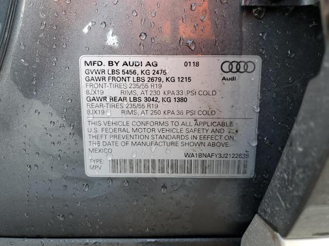 Photo 13 VIN: WA1BNAFY3J2122638 - AUDI Q5 PREMIUM 