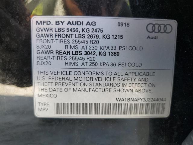 Photo 12 VIN: WA1BNAFY3J2244044 - AUDI Q5 