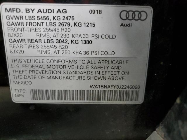 Photo 11 VIN: WA1BNAFY3J2246098 - AUDI Q5 