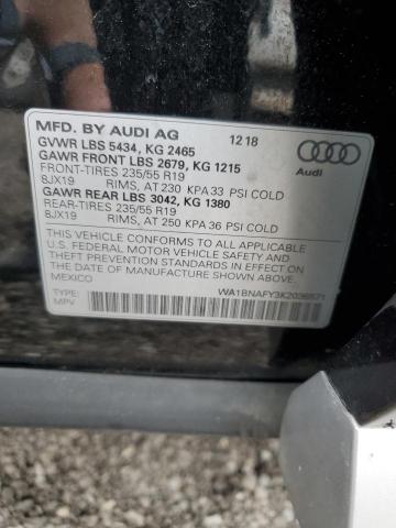 Photo 12 VIN: WA1BNAFY3K2036571 - AUDI Q5 PREMIUM 