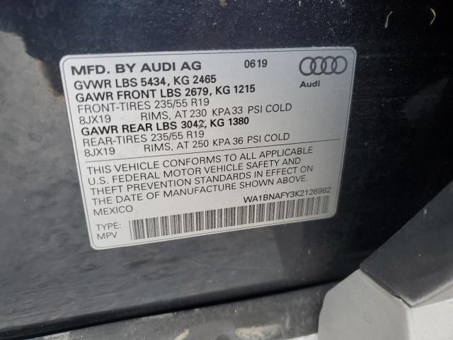 Photo 13 VIN: WA1BNAFY3K2126982 - AUDI Q5 PREMIUM 