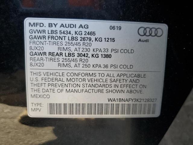 Photo 12 VIN: WA1BNAFY3K2128327 - AUDI Q5 PREMIUM 