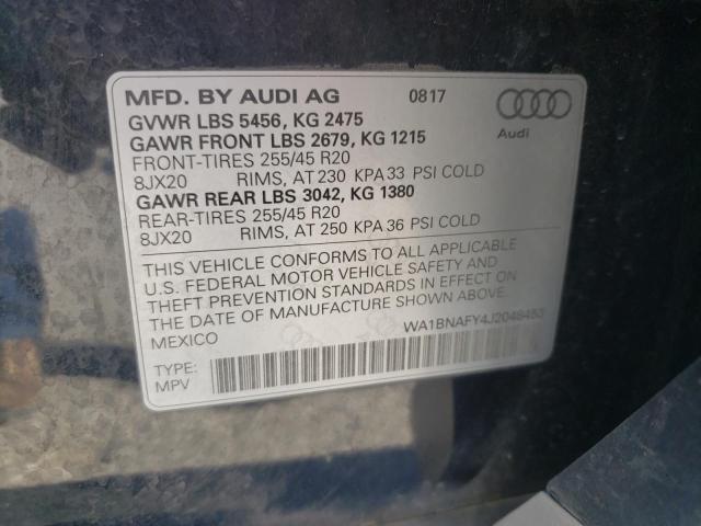 Photo 11 VIN: WA1BNAFY4J2048453 - AUDI Q5 