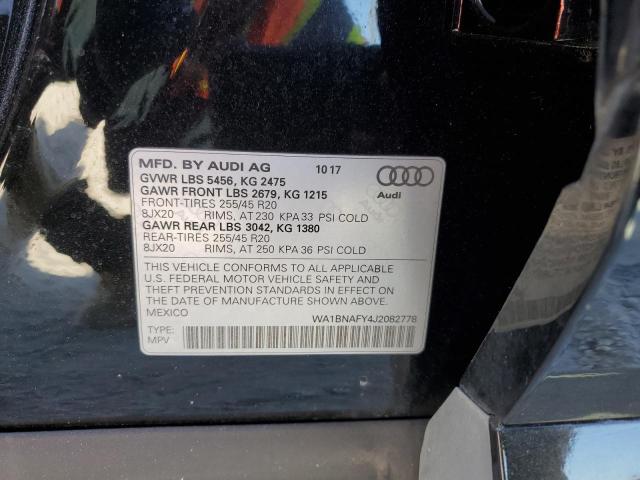 Photo 11 VIN: WA1BNAFY4J2082778 - AUDI Q5 PREMIUM 