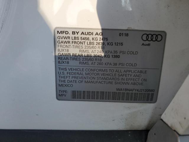 Photo 12 VIN: WA1BNAFY4J2120560 - AUDI Q5 