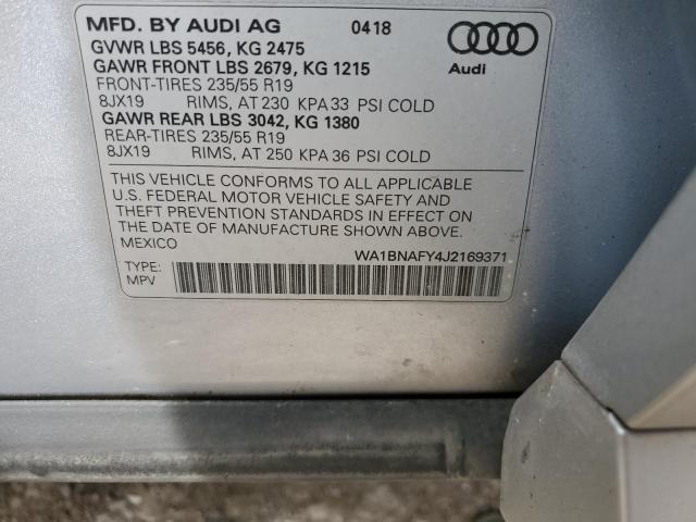 Photo 12 VIN: WA1BNAFY4J2169371 - AUDI Q5 