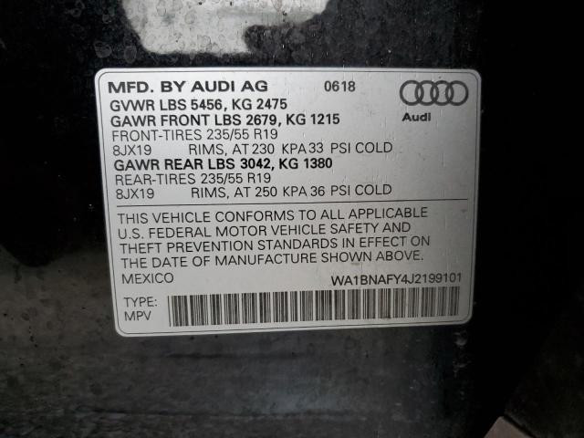 Photo 9 VIN: WA1BNAFY4J2199101 - AUDI Q5 PREMIUM 