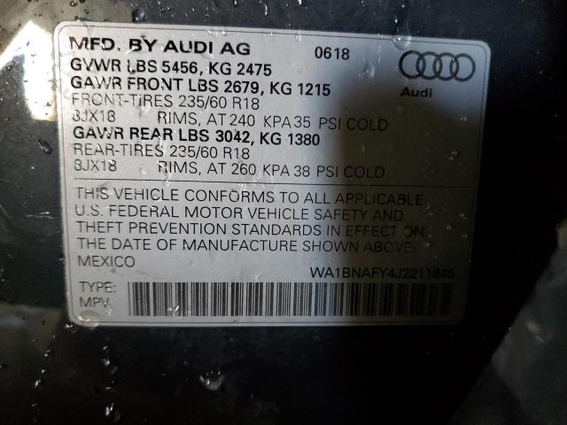 Photo 12 VIN: WA1BNAFY4J2211845 - AUDI Q5 