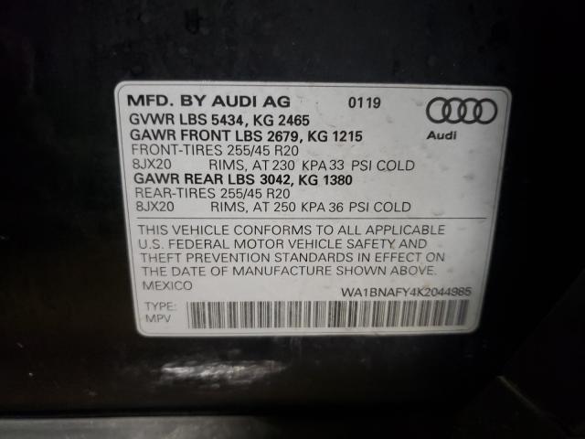 Photo 9 VIN: WA1BNAFY4K2044985 - AUDI Q5 