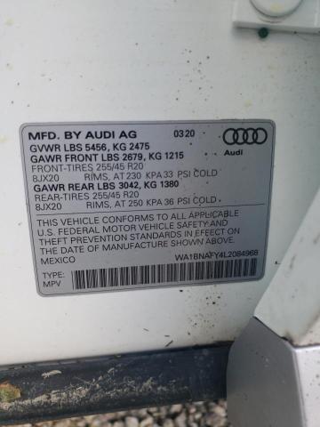 Photo 9 VIN: WA1BNAFY4L2084968 - AUDI Q5 PREMIUM 