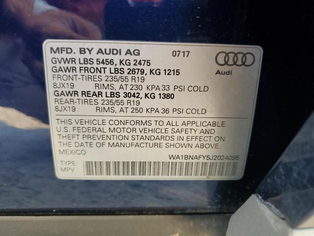 Photo 12 VIN: WA1BNAFY5J2024095 - AUDI Q5 PREMIUM 