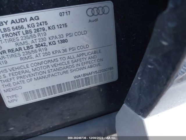 Photo 8 VIN: WA1BNAFY5J2030785 - AUDI Q5 