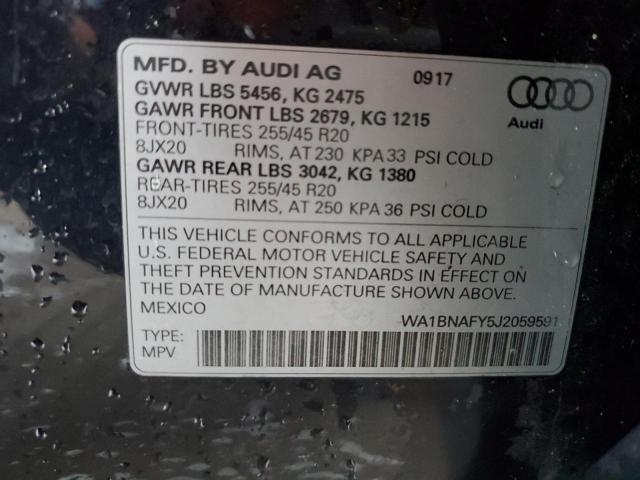 Photo 12 VIN: WA1BNAFY5J2059591 - AUDI Q5 