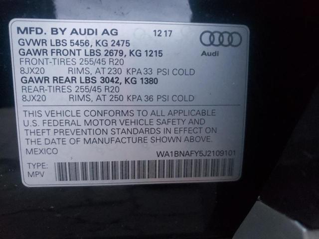 Photo 9 VIN: WA1BNAFY5J2109101 - AUDI Q5 PREMIUM 