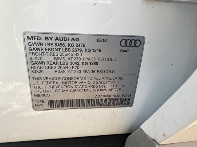 Photo 9 VIN: WA1BNAFY5J2181948 - AUDI Q5 