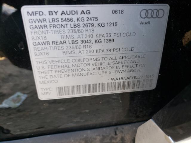 Photo 9 VIN: WA1BNAFY5J2211515 - AUDI Q5 