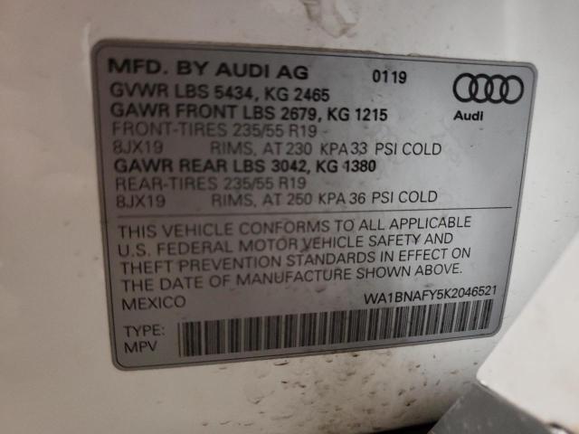 Photo 12 VIN: WA1BNAFY5K2046521 - AUDI Q5 