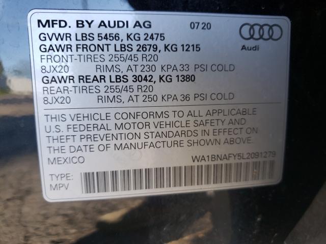 Photo 9 VIN: WA1BNAFY5L2091279 - AUDI Q5 