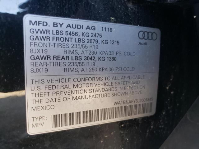 Photo 12 VIN: WA1BNAFY6J2001845 - AUDI Q5 PREMIUM 