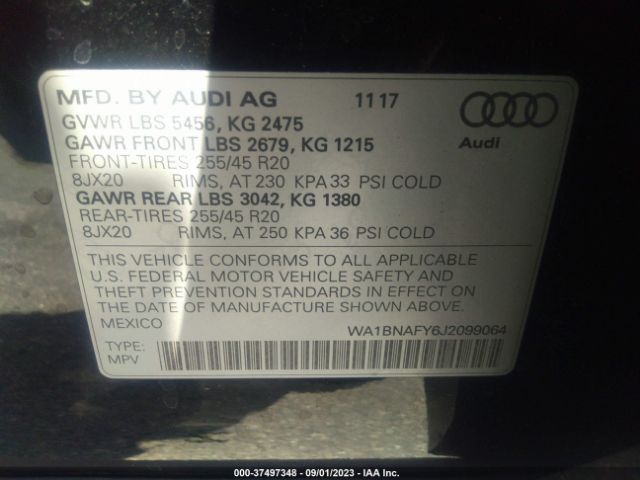 Photo 8 VIN: WA1BNAFY6J2099064 - AUDI Q5 