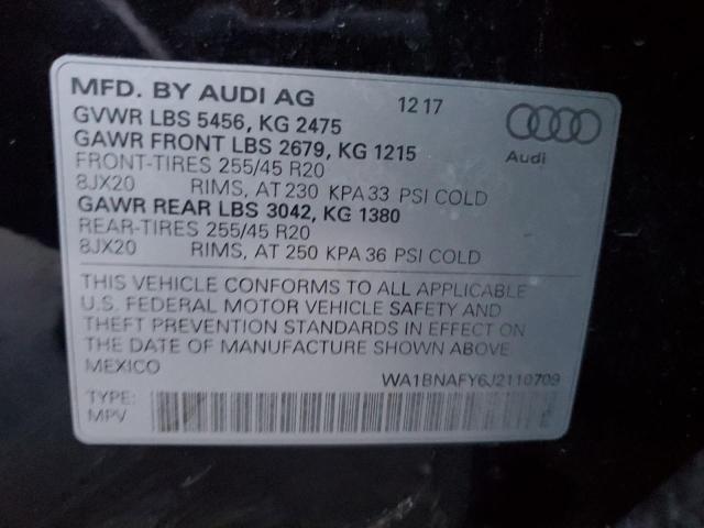 Photo 11 VIN: WA1BNAFY6J2110709 - AUDI Q5 