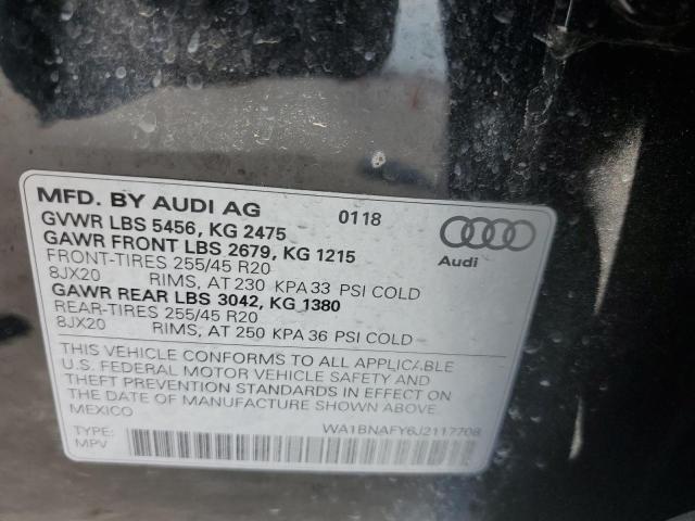 Photo 13 VIN: WA1BNAFY6J2117708 - AUDI Q5 PREMIUM 