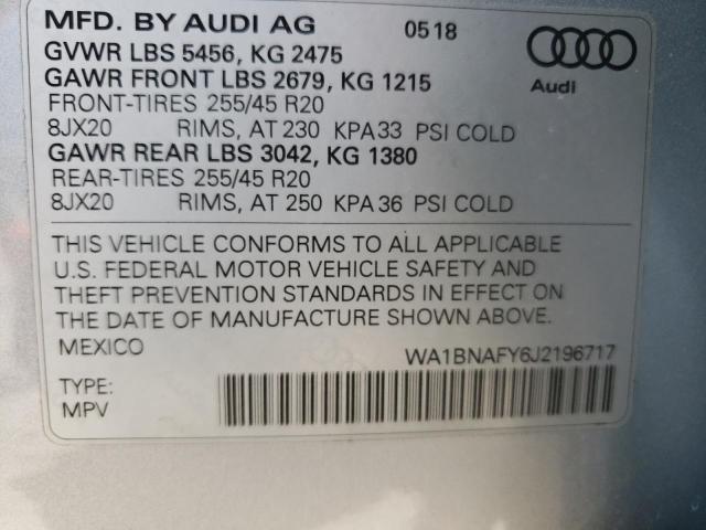 Photo 12 VIN: WA1BNAFY6J2196717 - AUDI Q5 