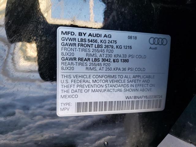 Photo 11 VIN: WA1BNAFY6J2238724 - AUDI Q5 PREMIUM 